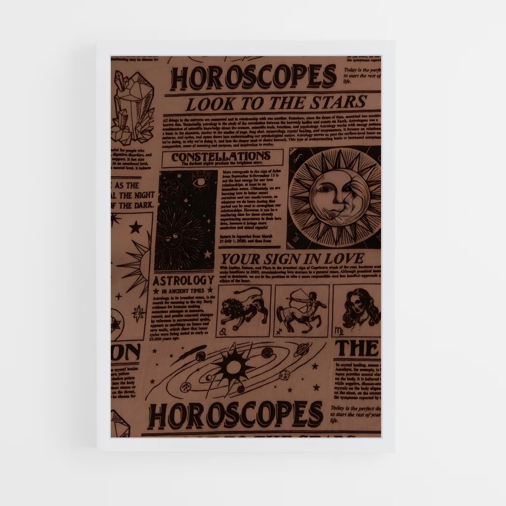 Poster Cosmos en Bandes Dessinées – affiche Espace rétro (vue 3)